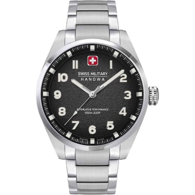 Swiss Military Hanowa - SMWGG0001503 - Polshorloge - Heren - Kwarts - Greyhound
