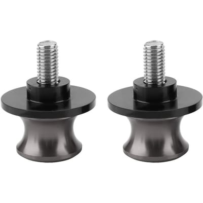 2 stuks 6mm Motor CNC Achterstandaard Zwenkarmspoelen Schuivers Standaard Zwenkarmspoelen (Titanium)