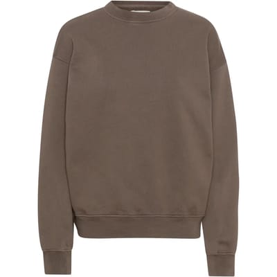 Sweatshirt ronde hals Colorful Standard Organic oversized cedar brown