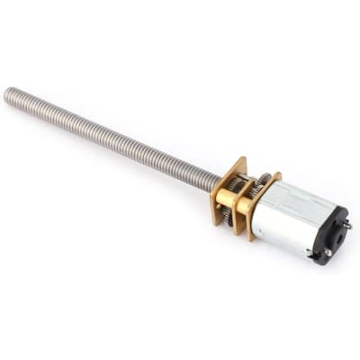 N20 Tandwielmotor Schroef Snelheidsreductiemotor M4x55mm 12V Kogelomloopschroef Accessoire(200RPM)