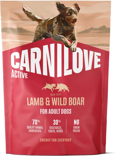 1,5 kg Carnilove active adult all breeds lamb / wild boar hondenvoer