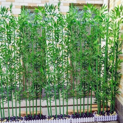 Kunst bamboe plant - Faux boom - Ruimte decoratie - Onderhoudsvrij groen - 120 cm - Groen
