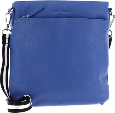 bruno banani Leren Schoudertas Crossbody Bag Blue Blauw