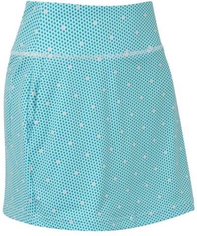 Footjoy Dames Geo Aerial Skort Wit Turquiose