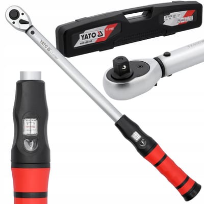 Yato Momentsleutel 1/2" 50-330 Nm met verstelvenster