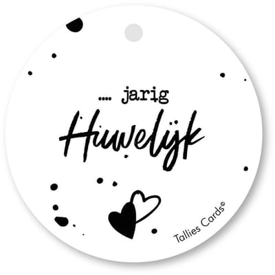 Tallies Cards - kadokaartjes  - bloemenkaartjes - Jarig huwelijk - Black&White - set van 5 kaarten - trouwkaart - trouwen - huwelijk - echtpaar - getrouwd - 100% Duurzaam