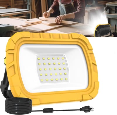 Draagbare LED Werklamp met Draaibare Standaard en Handvat - 1100Lm 6500K