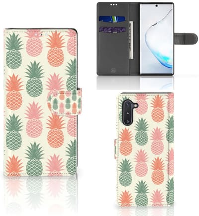 Samsung Galaxy Note 10 Book Cover Ananas