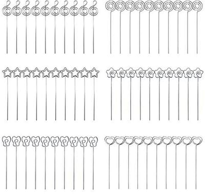 60 Stuks Metalen Draden Memoclip Fotohouder voor Bruiloft en Feest Decoratie