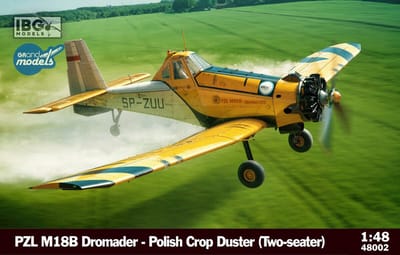 IBG Models Modelbouwpakket Vliegtuigen - 48002 PZL M18B Dromader - Poolse Landbouwsproeier Tweezitter - Propellervliegtuig Plastic - 1:48 - Modelbouw
