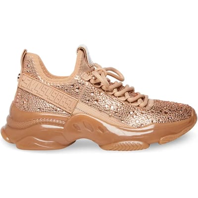 Steve Madden Maxima-r Sneakers Rose Gold Maat: 37 | Sneakers Outlet | Dames | Beige
