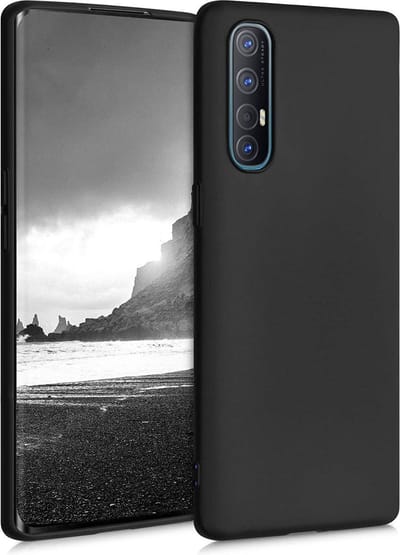 Hoesje Geschikt voor: Oppo Find X2 - Silicone - Zwart