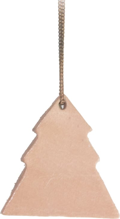TAK Design Vinter Hanger Kerstboom - Leer - 5 x 5 cm