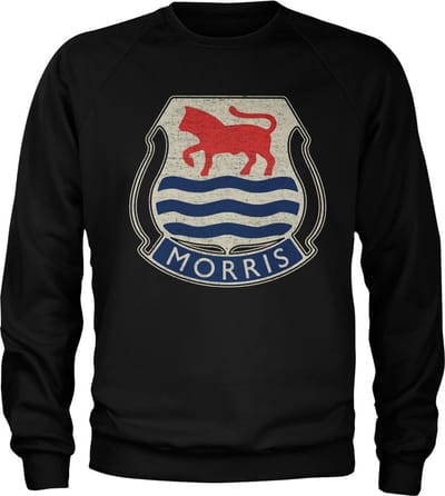 Morris Vintage-logo-sweatshirt, zwart