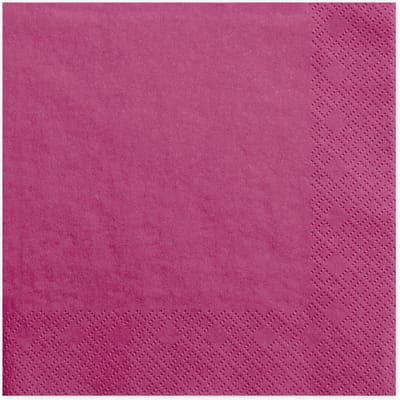 Donker Roze Servetten 33cm 20st