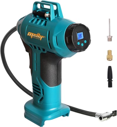 Mellif luchtcompressor, compatibel met Makita 18V LXT - Maximale druk: 11 bar/160 PSI - Draadloze Luchtpomp - Automatische stop - LED lamp