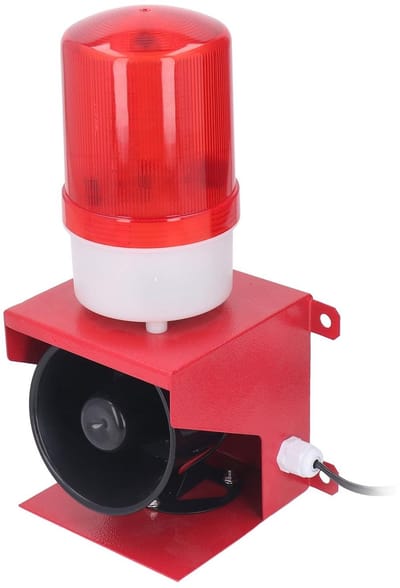 Allecto - Industrieel sirene-alarm - Buitensirene - 115 dB geluidsniveau - Waterdicht - Veiligheidsalarmhoorn - Geschikt voor noodgevallen - 35 W