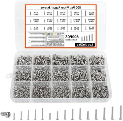 Kleine Schroeven Set - Mini Schroeven - Elektronica Reparatie - Verzonken Kop Design - 800 Stuks - Zilver