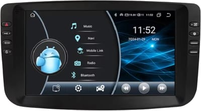 Autoradio met bluetooth - Carplay - Voor Fiat Linea & Punto EVO (2012-2015) - Geschikt voor Apple en Android - Stereo - Navigatie - Navigatiesysteem auto - 2GB 32GB