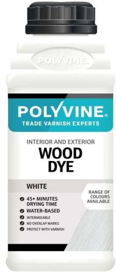 Poyvine Wood Dye - Houtbeits Wit 1 Liter