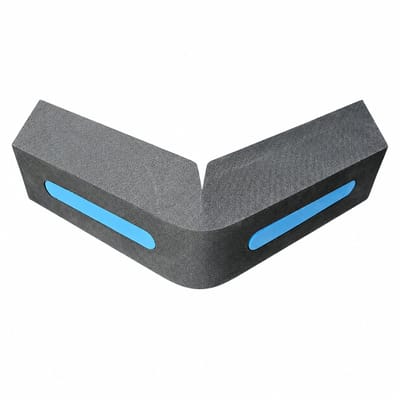 BREG Steigerfender - EVA foam - Hoek 50 x 22 x 6 cm - Waterdicht - Zwart