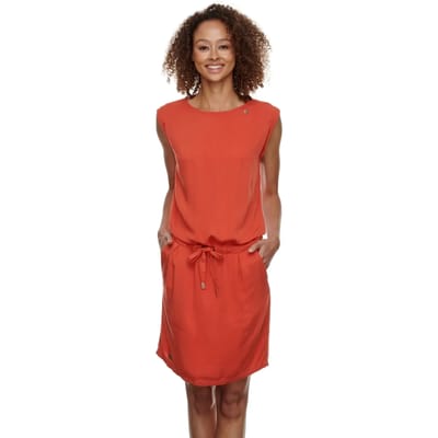 Ragwear zomerjurk mascarpone Rood Gemêleerd-S (36)