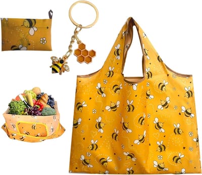 Vouwbare en Herbruikbare Shop Tas van 50 x 68 cm, Duurzaam, Waterdicht, Grote Eco-vriendelijke Tas, Wasbaar en Praktisch voor Boodschappen