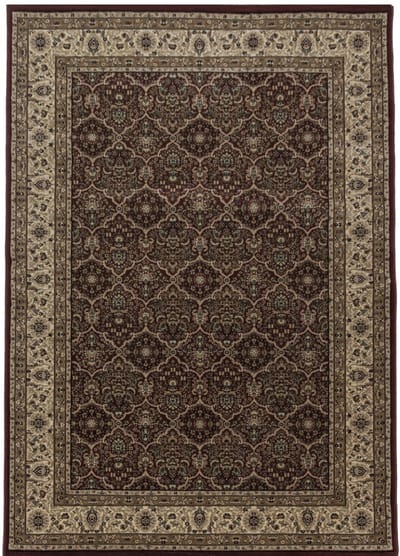 Teheran – Klassiek Vloerkleed – Kader Mofief – Rood/Beige – 300x400 cm