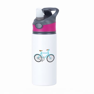 Hacebo® - Fietsen waterfles met rietje roze - Fietsenmaker - Fietsers - Fietsdecoratie - fiets accessoires - water fles - 650ML