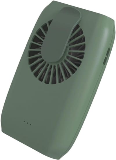 VHV - Handventilator - USB oplaadbare mini ventilator - USB oplaadbaar - met LED - voor bureau, reis, tas, camping