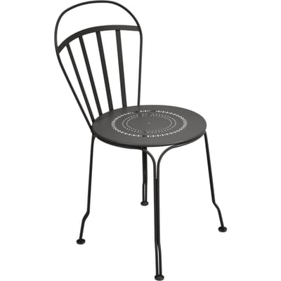 Fermob - Louvre stoel - 42 drop - zwart