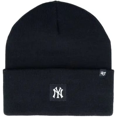 47 - MLB - New York Yankees - Muts - Beanie - Compact Alt - Cuff Knit - Zwart - Volwassenen - One Size