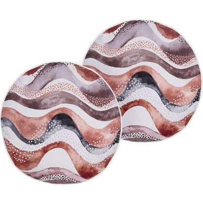 SEBORGA - Tuinkussen set van 2 - Bruin - 40 cm - Polyester