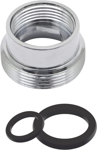Kraanadapter voor waterbesparing, 16mm-22mm, geschikt voor keukenkraan met aerator en filter