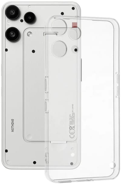 Hoesje geschikt voor Nothing Phone (3a) Lite - Techsuit Clear Silicone Back Cover - Transparant