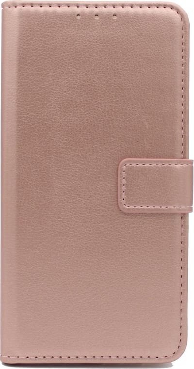 HB Hoesje Geschikt voor Samsung Galaxy S10 Plus - Portemonnee Book Case - Pasjeshouder en Magneetlipje - Roségoud