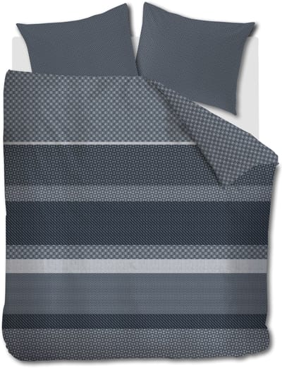Beddinghouse Fera dekbedovertrek - Tweepersoons - 200 x 200/220 cm - Blauw