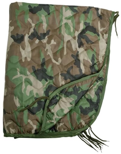 Mil-Tec Poncholiner Woodland 210 x 150 cm