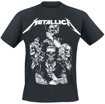 Metallica T-shirt - S&M2 Skull Tux - S tot XXL - voor Mannen - zwart