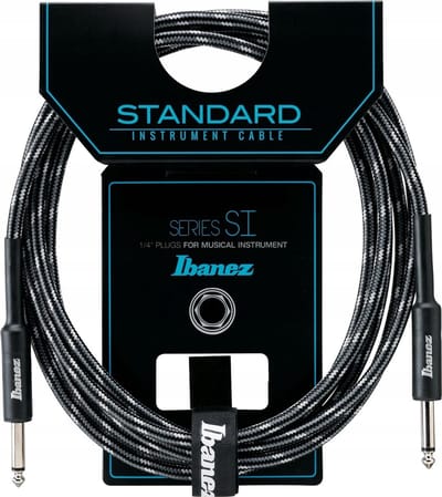 Ibanez SI20 CCT Gitaarkabel Jack-Jack 6m Zwart