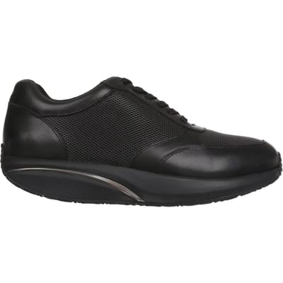 MBT, NAFASI 5 M BLACK, 703153-257N, Zwarte heren veterschoenen wijdte G