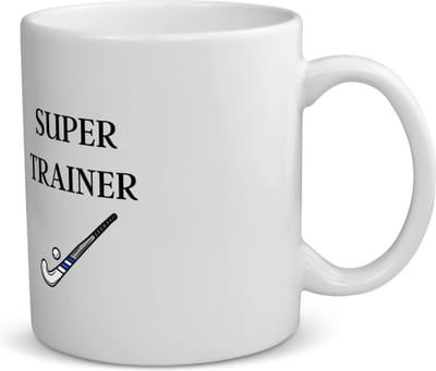 Akyol - super trainer koffiemok - theemok - Sport - coach - hockey stick - trainer - geschenk - verjaardag - love gift - 350 ML inhoud