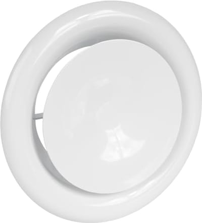 Metalen Verstelbare Diffuser 6 Inch - Ronde Luchttoevoer Vent Cover voor Muur of Plafond - Voor Warmte en Koeling Ventilatie