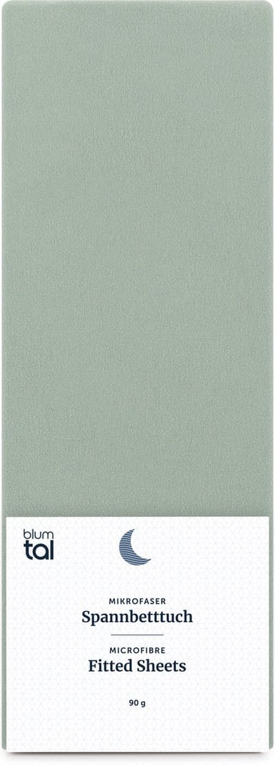 Blumtal Hoeslaken - Microfiber Hoeslakens - 90 x 200 x 30cm - Summer Green - Groen