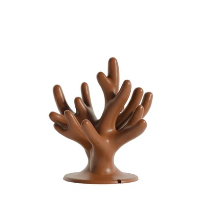 Fiastra Coral brillenhouder - brillenstandaard - display standaard - bruin - 18 x 18 x 20 cm