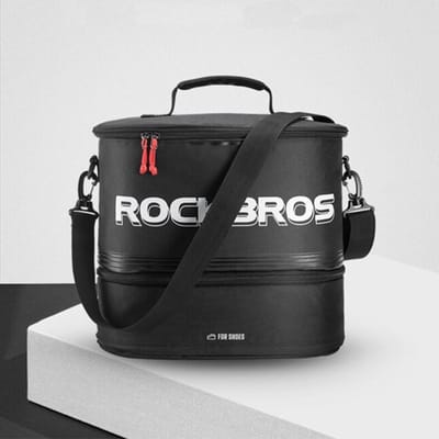 Rockbros - Waterdichte Sporttas, met apart schoenenvak, 12l + 6l - Zwart
