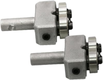 Lintzaag Kogellager - Bladgeleiders - Nauwkeurig Zagen - Metalen Constructie - 2 Stuks - Zilver