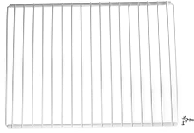 Dparts verstelbaar koelkast rooster - breedte: 42,5 - 69,5 cm - diepte: 32 cm - wit - rek met coating - vervangt glasplaat - universeel alternatief