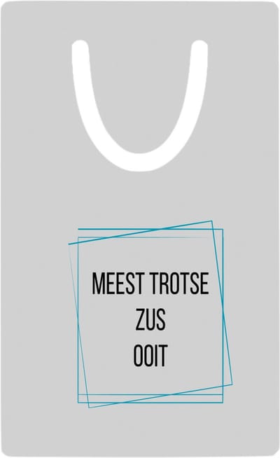 Hacebo® - meest trotse zus ooit metalen boekenlegger - Zus - trotse zus - verjaardagscadeau - verjaardag - cadeau - cadeautje voor zus - zus artikelen - kado - geschenk - gift Bladwijzer boekenleggers - 7.6 cm x 5cm