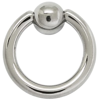 Piercing ball closure ring 5x19x8 - zilver - LMPiercings